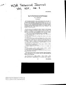 La Agencia de Seguridad Nacional lanza algunos documentos ovnis on-line