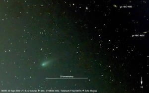 Cometa Elenin hace curvas cerradas - web de SECCHI-US Navy fuera de línea, 5 septiembre 2011