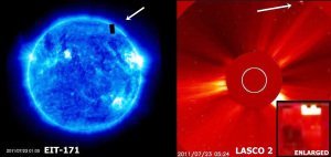 El misterioso Cubo Negro alrededor del Sol, 2011