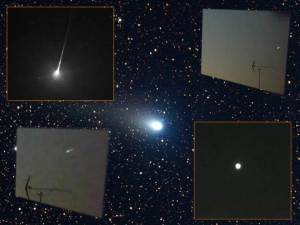 Docenas de bolas de fuego capturadas por la cámara entre el 29 y 30 septiembre 2011 y Dracónidas el 08 de octubre 2011