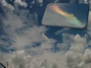 Extrañas luces HAARP - Nubes arcoiris sobre Colorado Springs - 16 de septiembre 2011