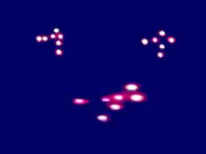 Extraña formación de luces en Kuban, Rusia - 21 de noviembre 2011