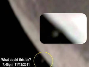 OVNI en la Luna - 13 de noviembre 2011