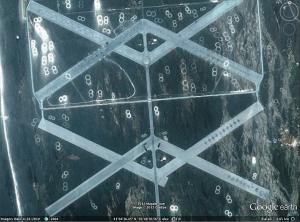 Algo raro en Google Earth - ¿instalación de HAARP en China?
