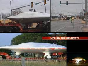 Dron militar confundido con un OVNI en la carretera de circunvalación de la Capital D.C. 1 Dron militar confundido con un OVNI en la carretera de circunvalación de la Capital D.C.