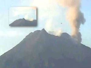 OVNI sobre Volcán Sakurajima, Japón
