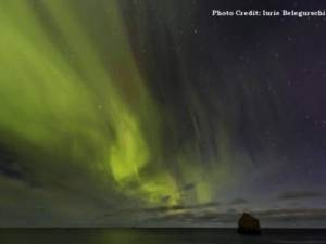 ¿Increíble cara alienígena en la Aurora Boreal? - 20 de noviembre 2012