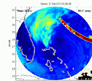 ¿Posible evidencia de que el huracán SANDY puede haber sido manipulado mediante un haz de microondas?