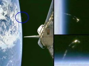 Extraño objeto fotografiado por la ISS