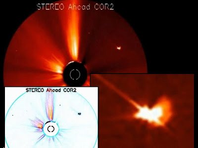 ¿OVNI gigante cerca del sol dispara un gran haz láser? - 25 de febrero 2013 1 ¿OVNI gigante cerca del sol dispara un gran haz láser? - 25 de febrero 2013