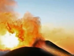 Asombroso vídeo de cuatro volcanes haciendo erupción al mismo tiempo