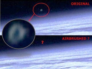 ¿NASA manipula foto y retoca OVNI? 2013