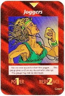 Juego de cartas Illuminati: Carta número 291 corredores de maratón - 15 de abril 2013