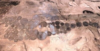 Líneas de Nazca / Círculos de la cosecha - Verneukpan Sur de África Líneas de Nazca / Círculos de la cosecha - Verneukpan Sur de África