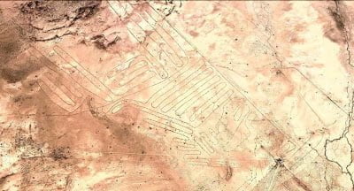 Líneas de Nazca / Círculos de la cosecha - Verneukpan Sur de África Líneas de Nazca / Círculos de la cosecha - Verneukpan Sur de África