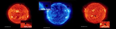 ¿'Cubo negro' OVNI gigante en la superficie del Sol? - 29 - 30 abril 2013