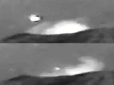 OVNI volcán Popocatépetl - Gas del volcán es desplazado por OVNI - 2013