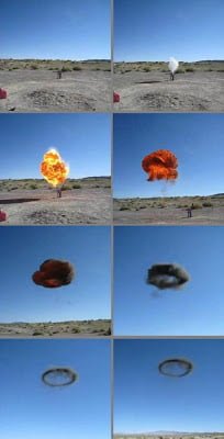 Misteriosos anillos 'OVNI' aparecen sobre Copenhague - 2013