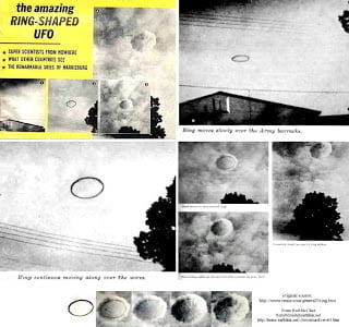Misteriosos anillos 'OVNI' aparecen sobre Copenhague - 2013