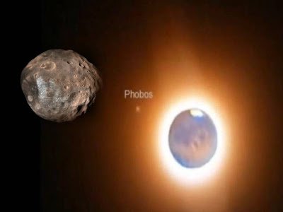 La luna marciana Phobos captada por la sonda Curiosity 1 La luna marciana Phobos captada por la sonda Curiosity