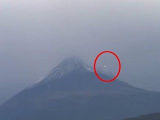 OVNI cerca del Volcán Popocatépetl