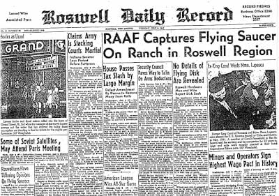 Documentales del incidente de Roswell