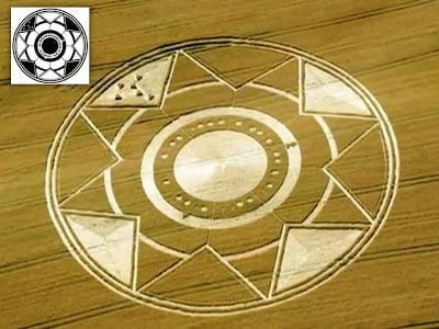 Círculo de la cosecha, Italia, Junio 2013