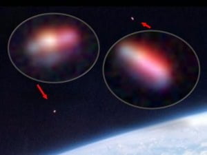 'Naves de luz' sin identificar fotografiadas por los astronautas de la Gemini X