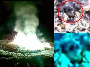 Objeto luminoso misterioso cae en el bosque ruso y se prende fuego el 15 de octubre 2013
