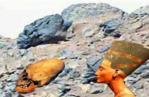 Antigua calavera alargada de Paracas grabada por la Curiosity