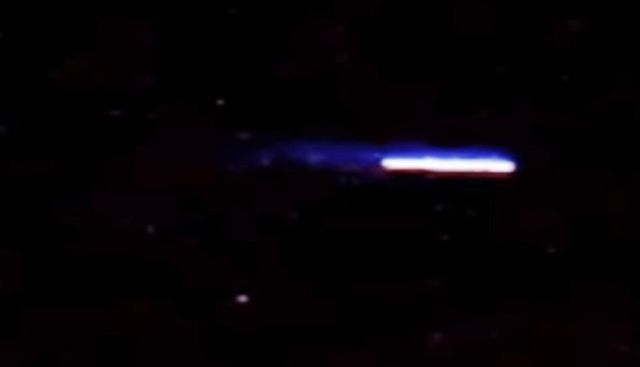 Enormes naves espaciales captadas por el telescopio de un hombre