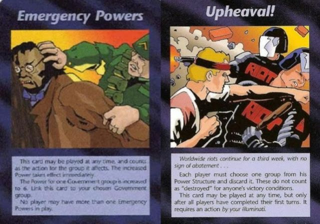 La predicción del juego de cartas Illuminati de 1995 que se ha convertido en la realidad de hoy