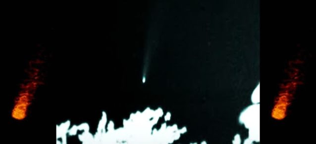 Cometa Neowise Live Infrarrojo Misterioso Rayo de luz y OVNI diurno