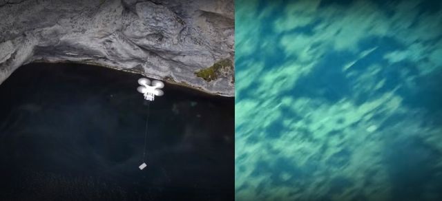Iphone cayó en el caldero del diablo de Nevada atrapa voces gritando
