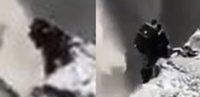 Criatura extraña filmada en una cascada en Islandia