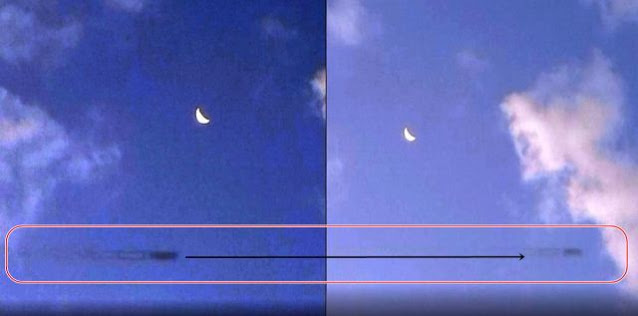 Extraña anomalía atravesando el cielo sobre Osijek, Croacia - 11 de septiembre de 2020