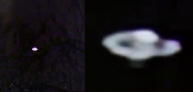 Platillo volador captado con una cámara de 8 mm sobrevolando Oslo, Noruega