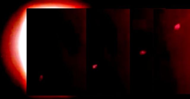 Una vez más, enormes objetos espaciales filmados junto al Sol