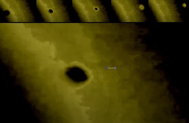 Una vez más, enormes objetos espaciales filmados junto al Sol